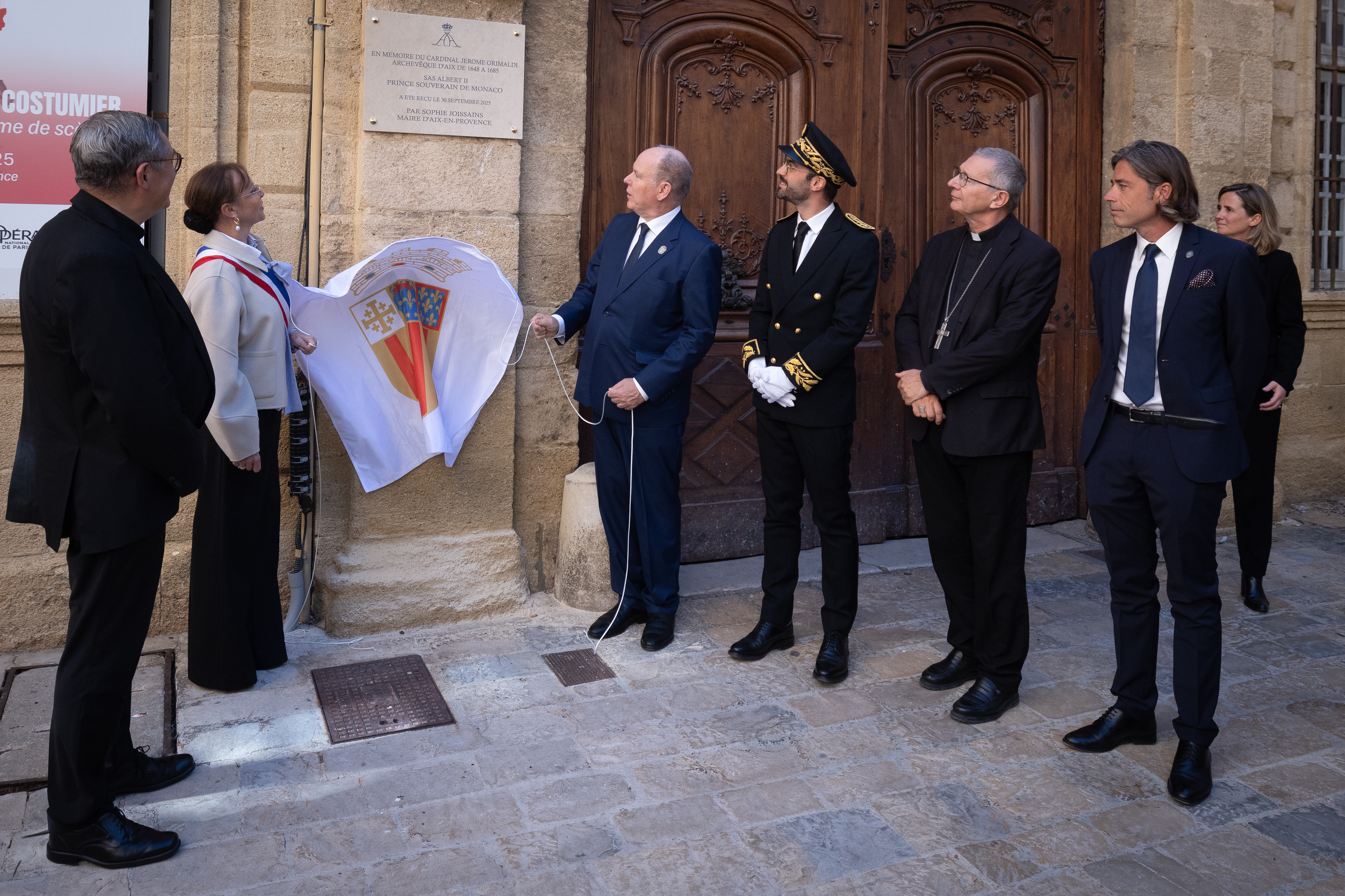 déplacement de S.A.S. le Prince Albert à Aix-en-Provence