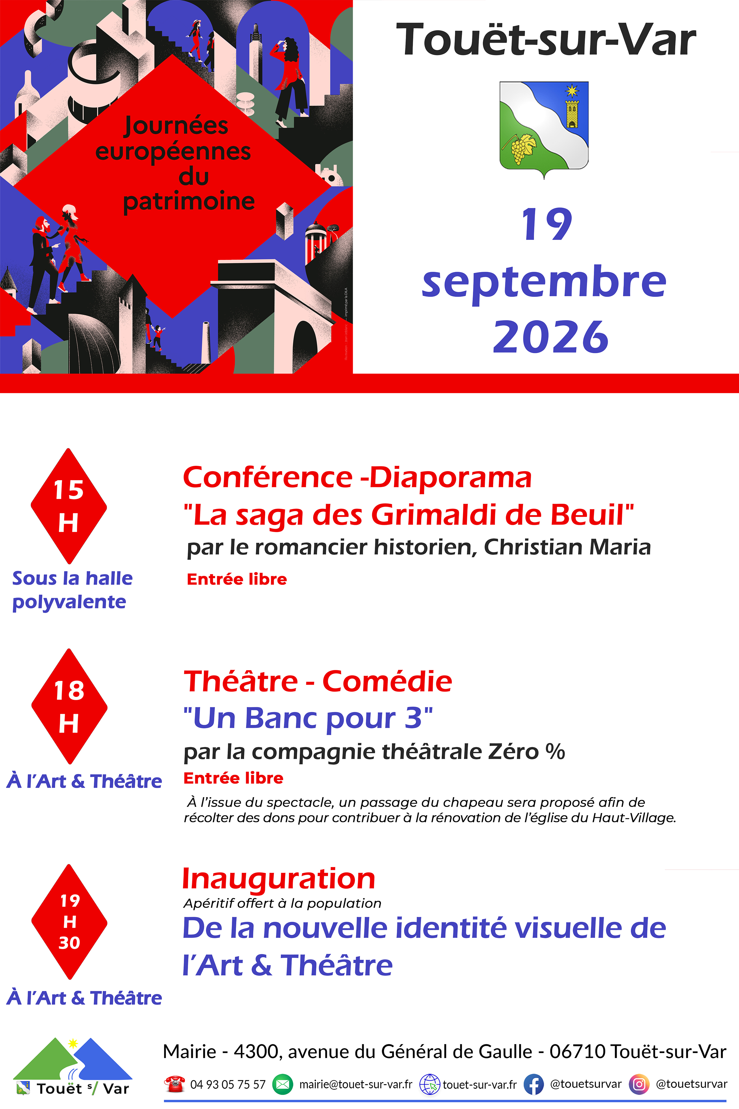 Journées du patrimoine à Touët sur Var