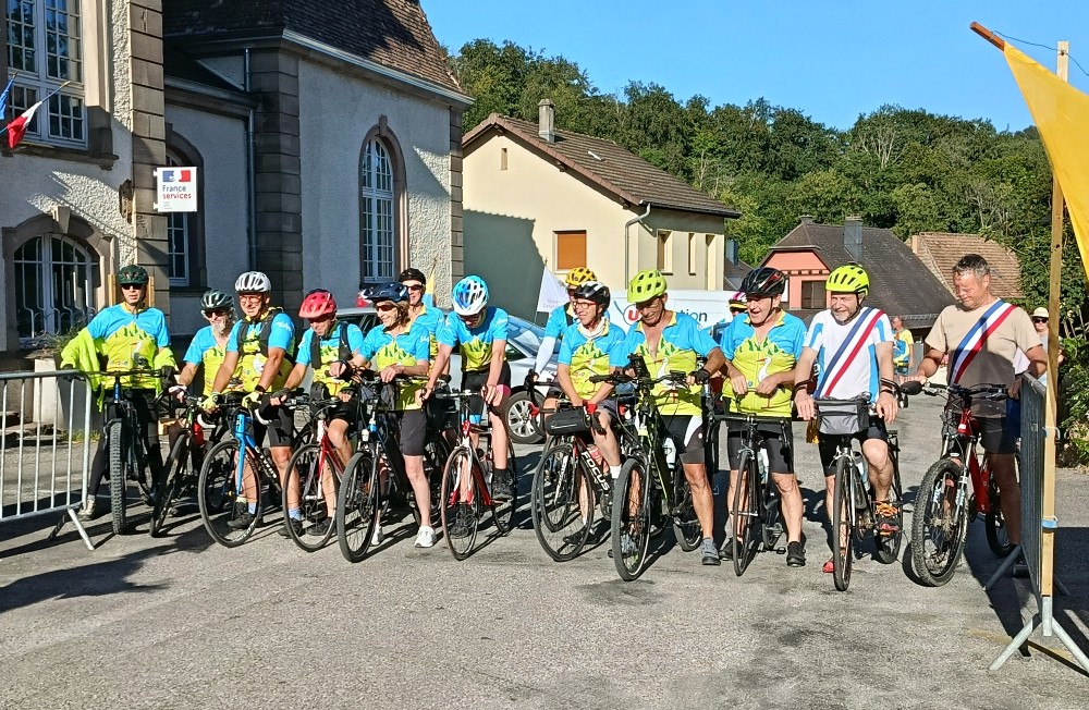 10 ème aventure à vélo - Les cyclistes drômois à la rencontre des sites de l'Est de la France