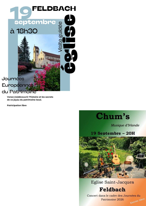 Feldbach célèbre les Journées Européennes du Patrimoine Feldbach célèbre les Journées Européennes du Patrimoine