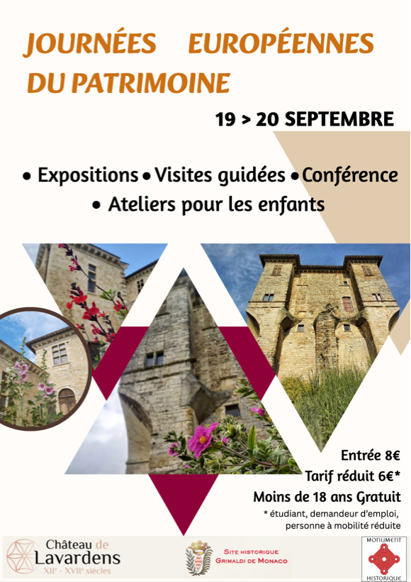 Le Château de Lavardens participe aux Journées Européennes du Patrimoine Le Château de Lavardens participe aux Journées Européennes du Patrimoine